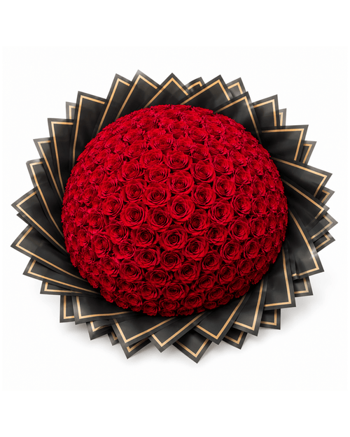 100 Red Rose Bouquet - Landen’s Flowers