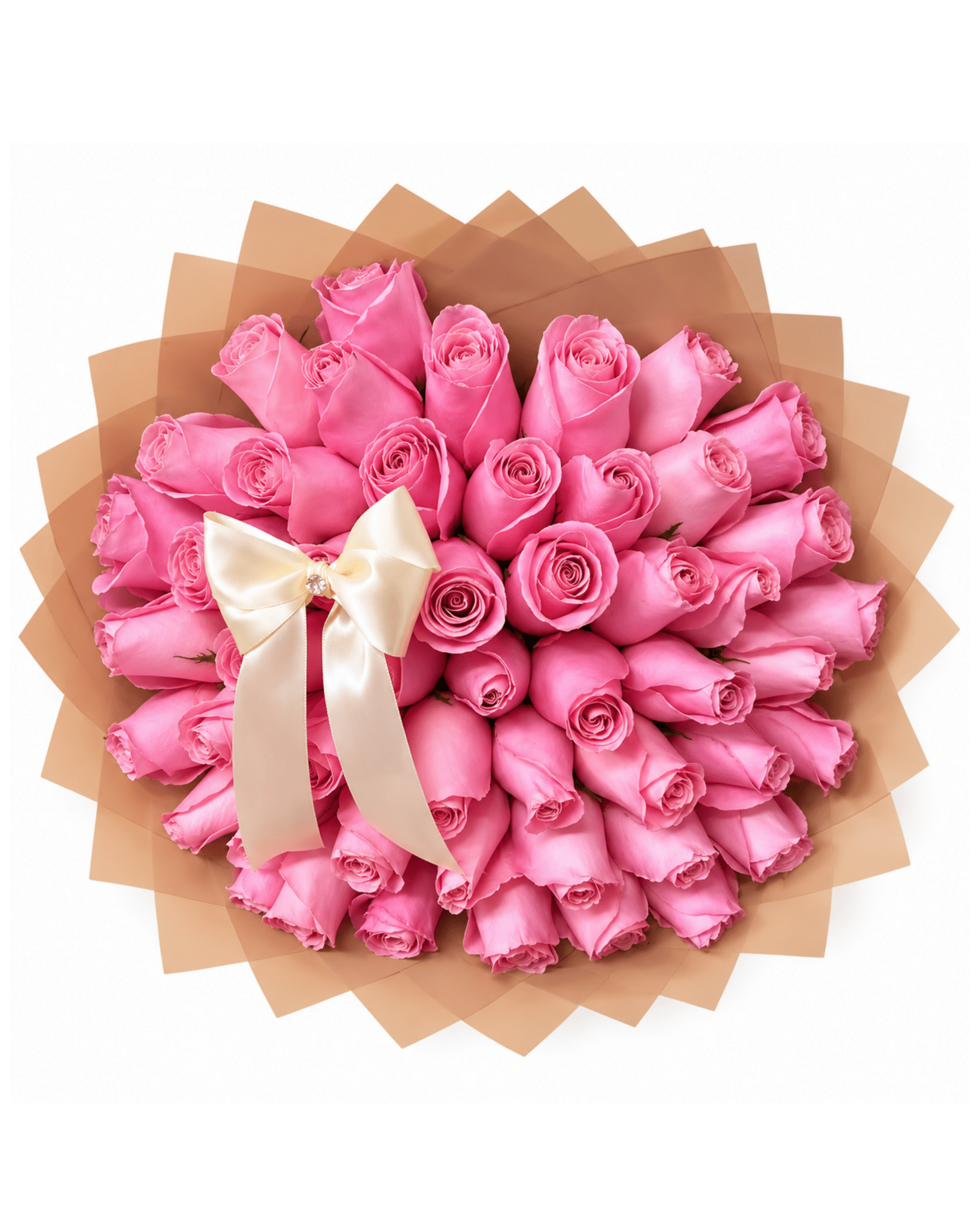 30 Rose Pink Bouquet - Landen’s Flowers