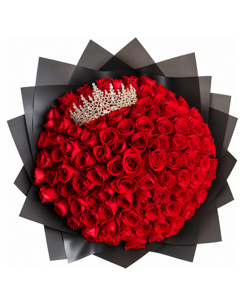 50 Red Roses Luxury Bouquet - Landen’s Flowers