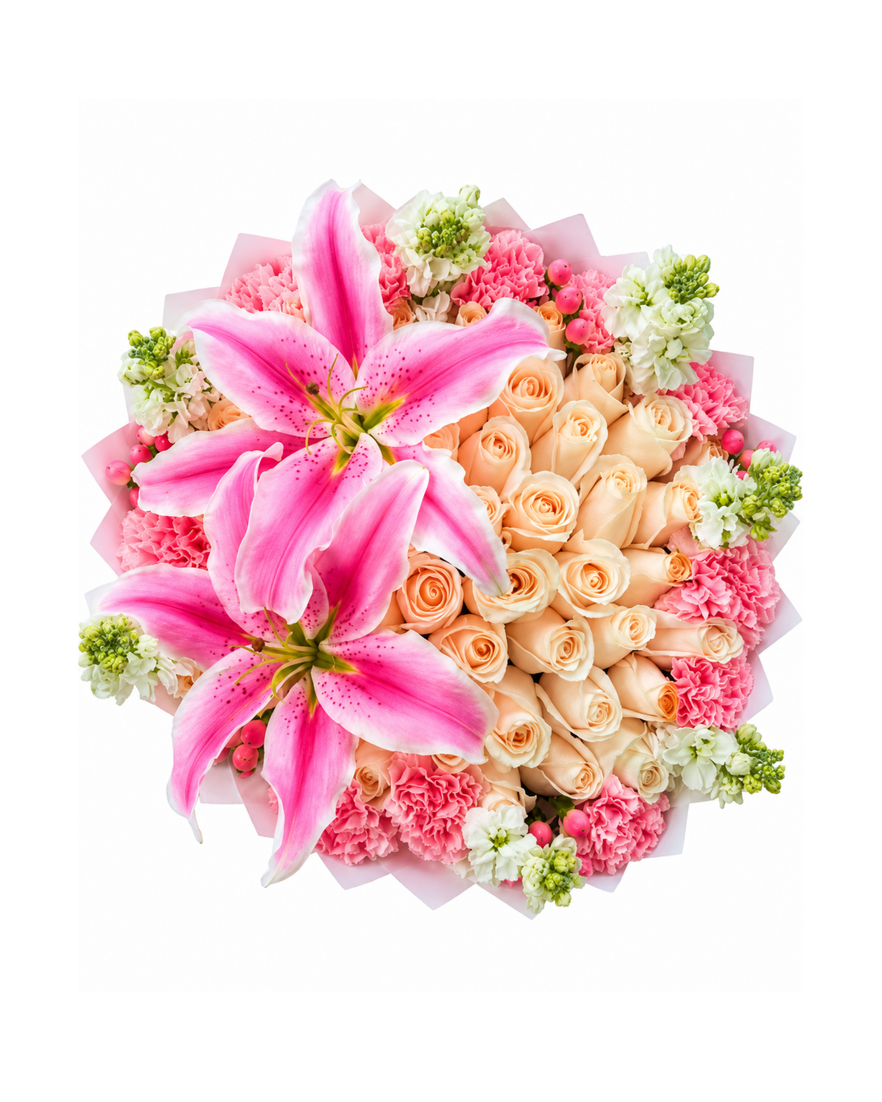 Large Rose and Mix Floral Bouquet