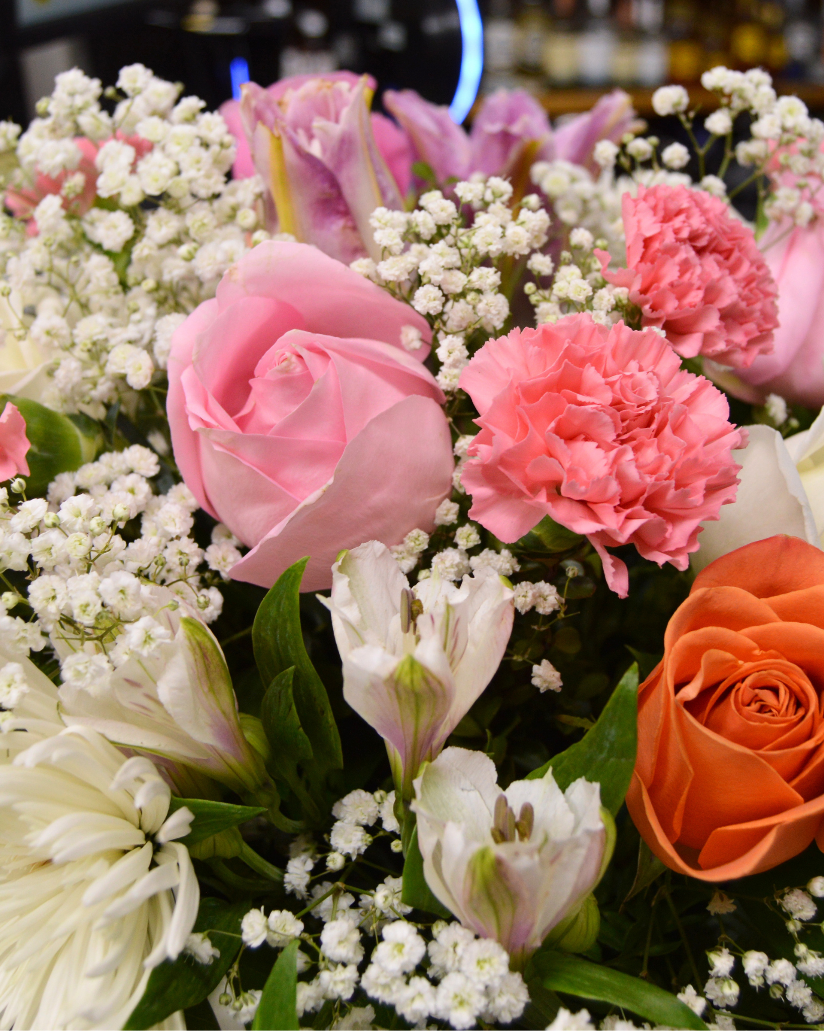Mixed Flower Hat Box Arrangement - Landen’s Flowers
