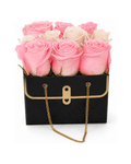 Pink Rose Luxury Purse Gift Box - Landen’s Flowers