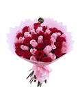 Red and Pink Rose Luxury Bouquet - Landen’s Flowers
