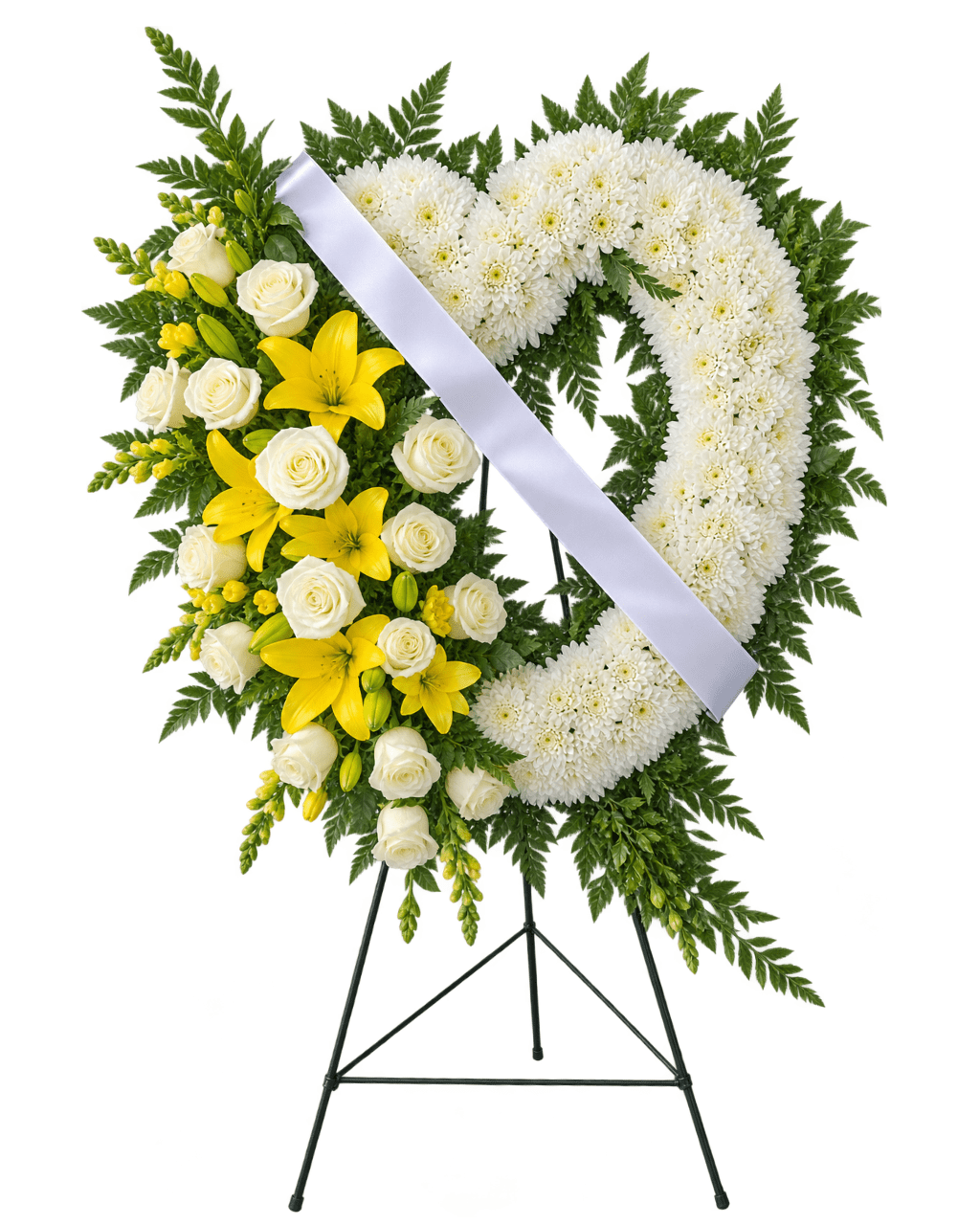 Sympathy Heart Wreath - Landen’s Flowers
