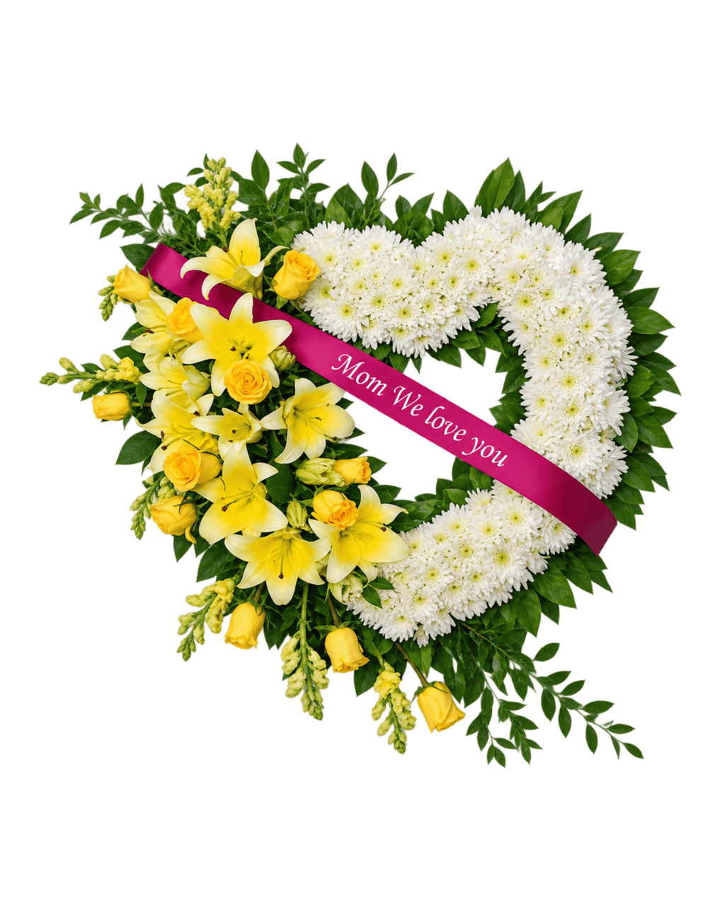 Sympathy Heart Wreath - Landen’s Flowers