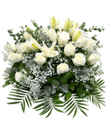 White Rose Sympathy Arrangement - Landen’s Flowers