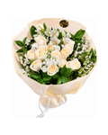 White Rose & Alstroemeria Bouquet - Landen’s Flowers