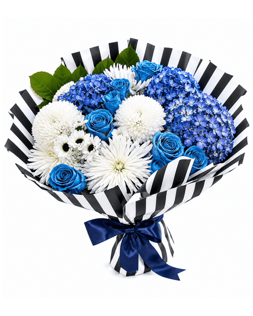 Blue & White Bouquet - Landen’s Flowers