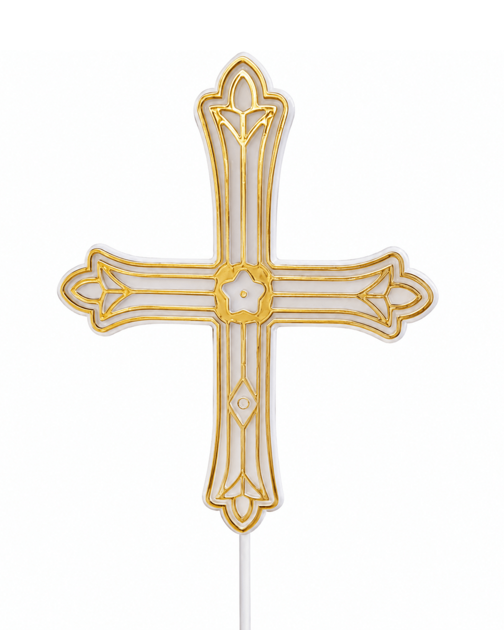 Floral Cross Stick - Landen’s Flowers