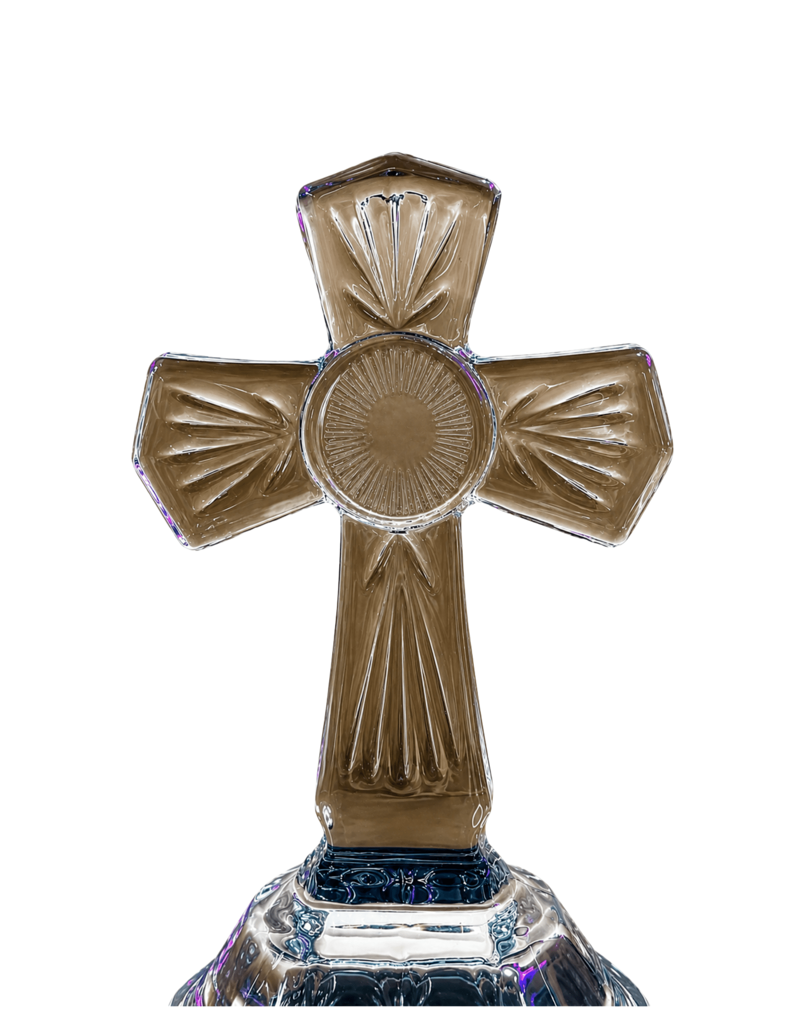 Glass Cross - Landen’s Flowers