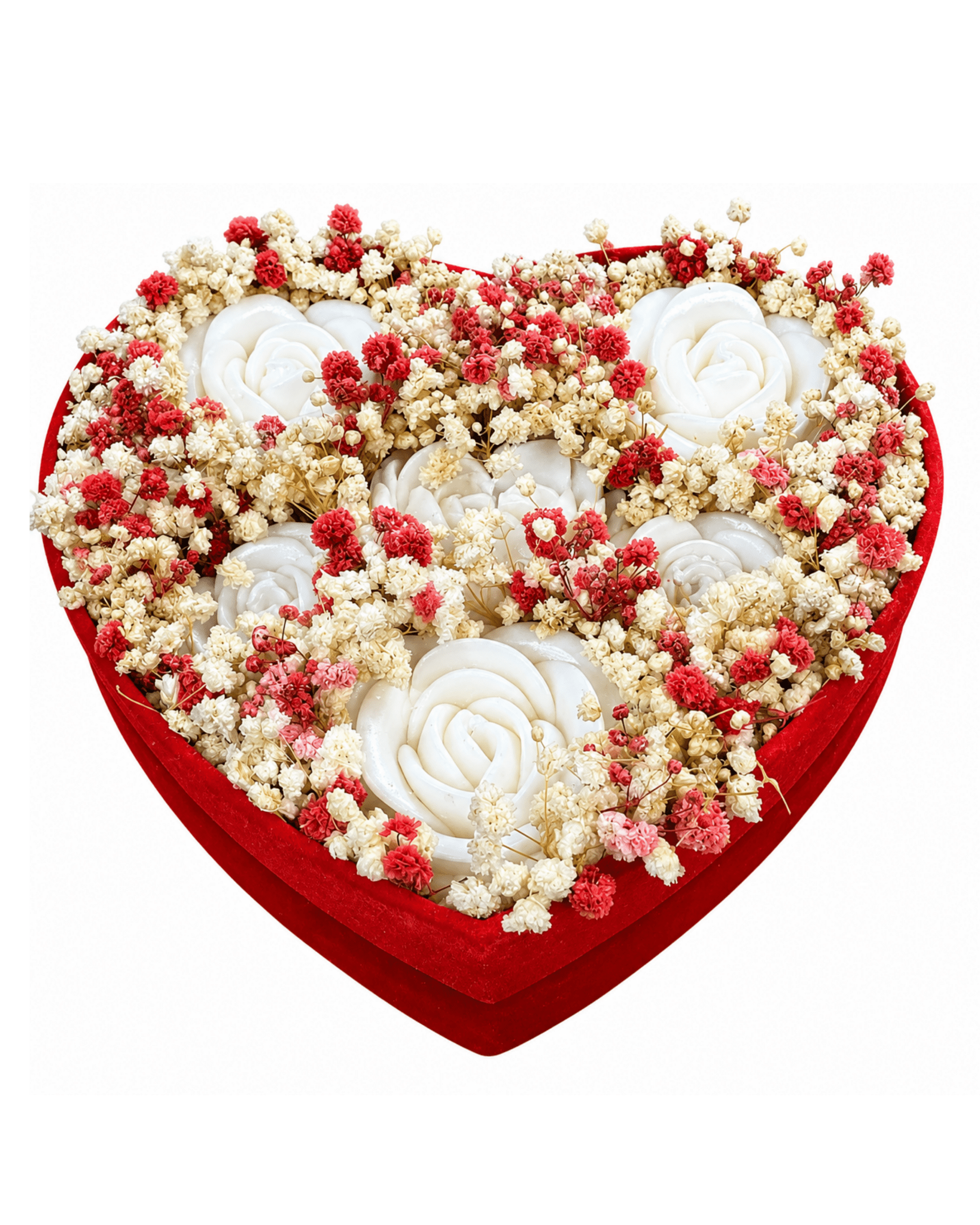 Heart Shaped Wax Scented Candles - Landen’s Flowers