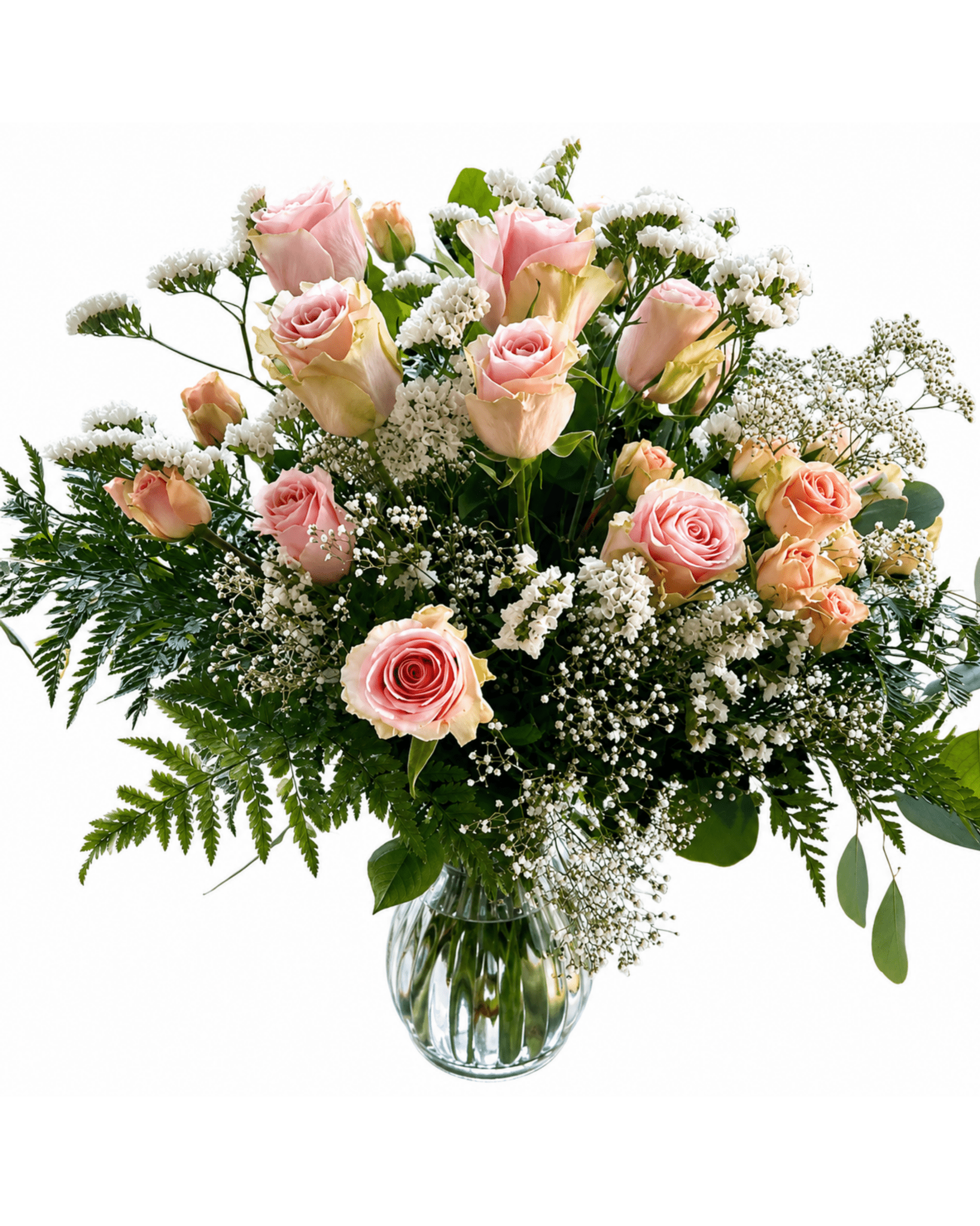 Pinks & Peaches Flower Arrangement - Landen’s Flowers