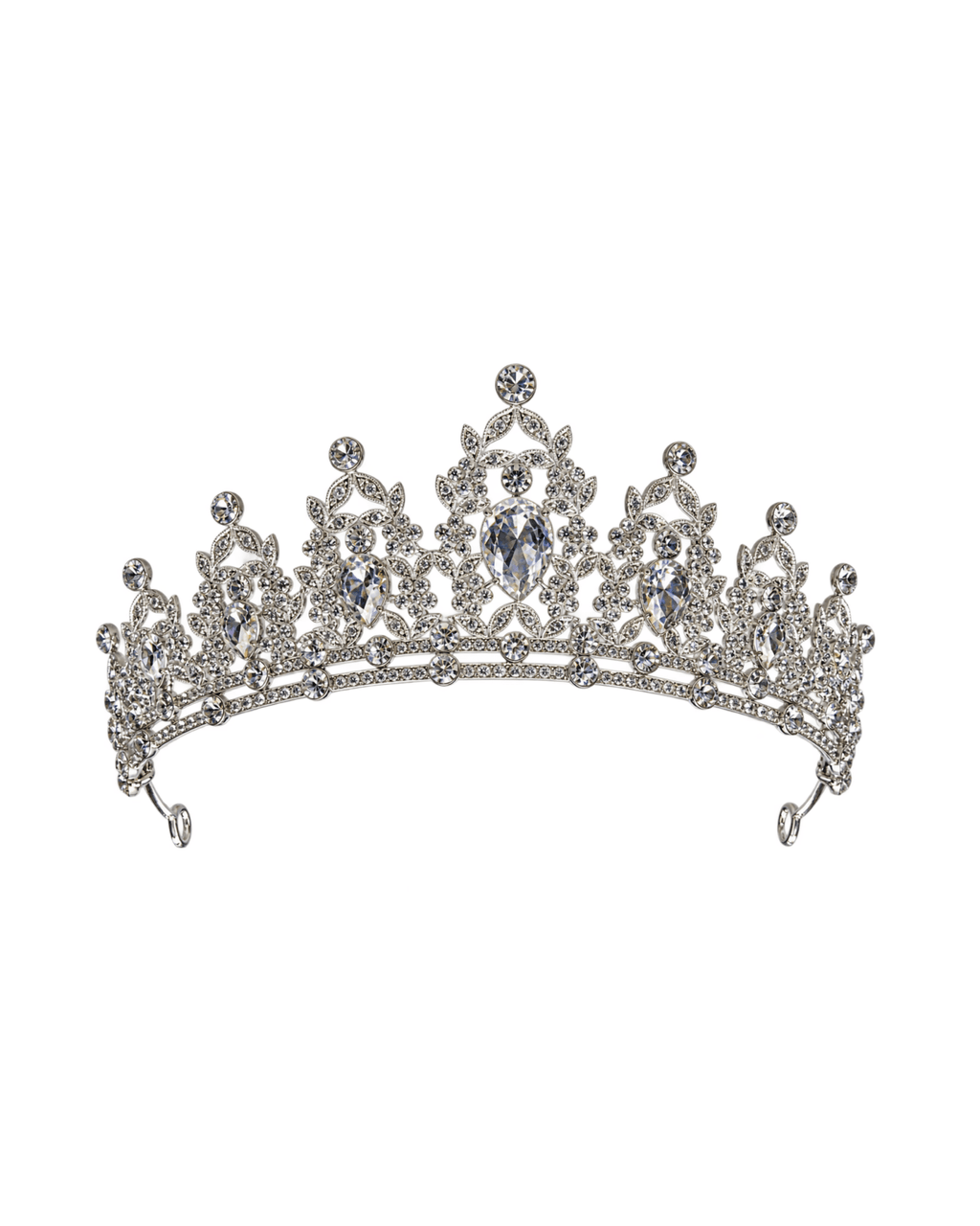 Silver Crystal Tiara - Landen’s Flowers