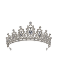 Silver Crystal Tiara - Landen’s Flowers