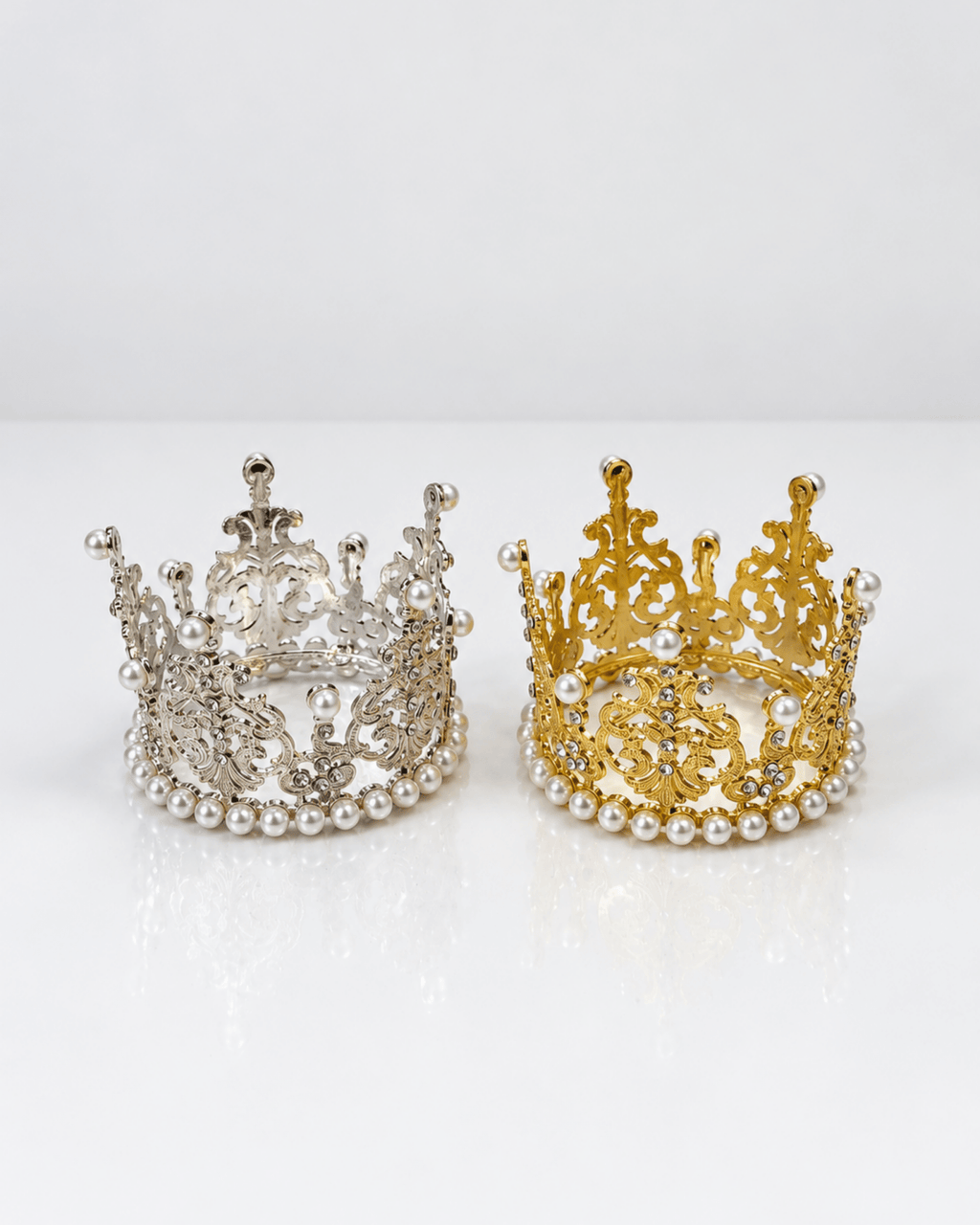 Silver Pearl Mini Crown - Landen’s Flowers