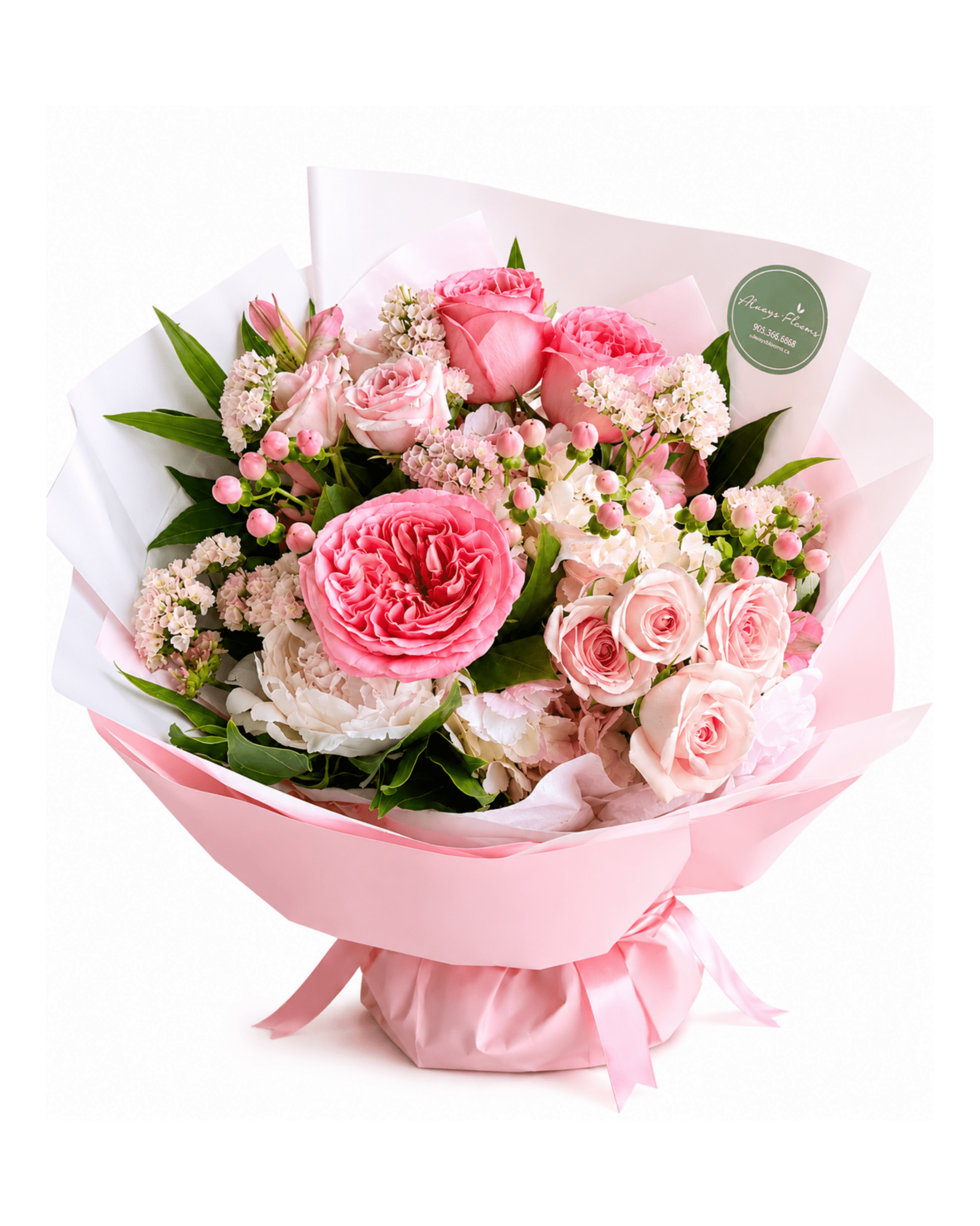 Strawberry Sunset Assorted Bouquet - Landen’s Flowers